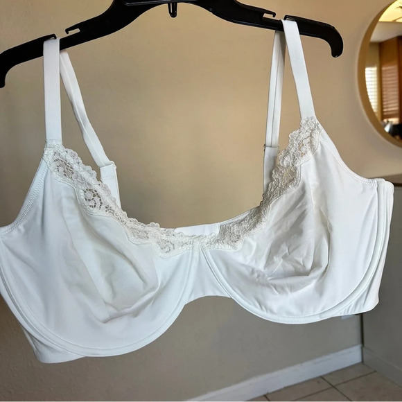 Skims Fits Everybody Lace Underwire Corded Lace Bra in Marble Size 42DD NWT - Picture 6 of 8
